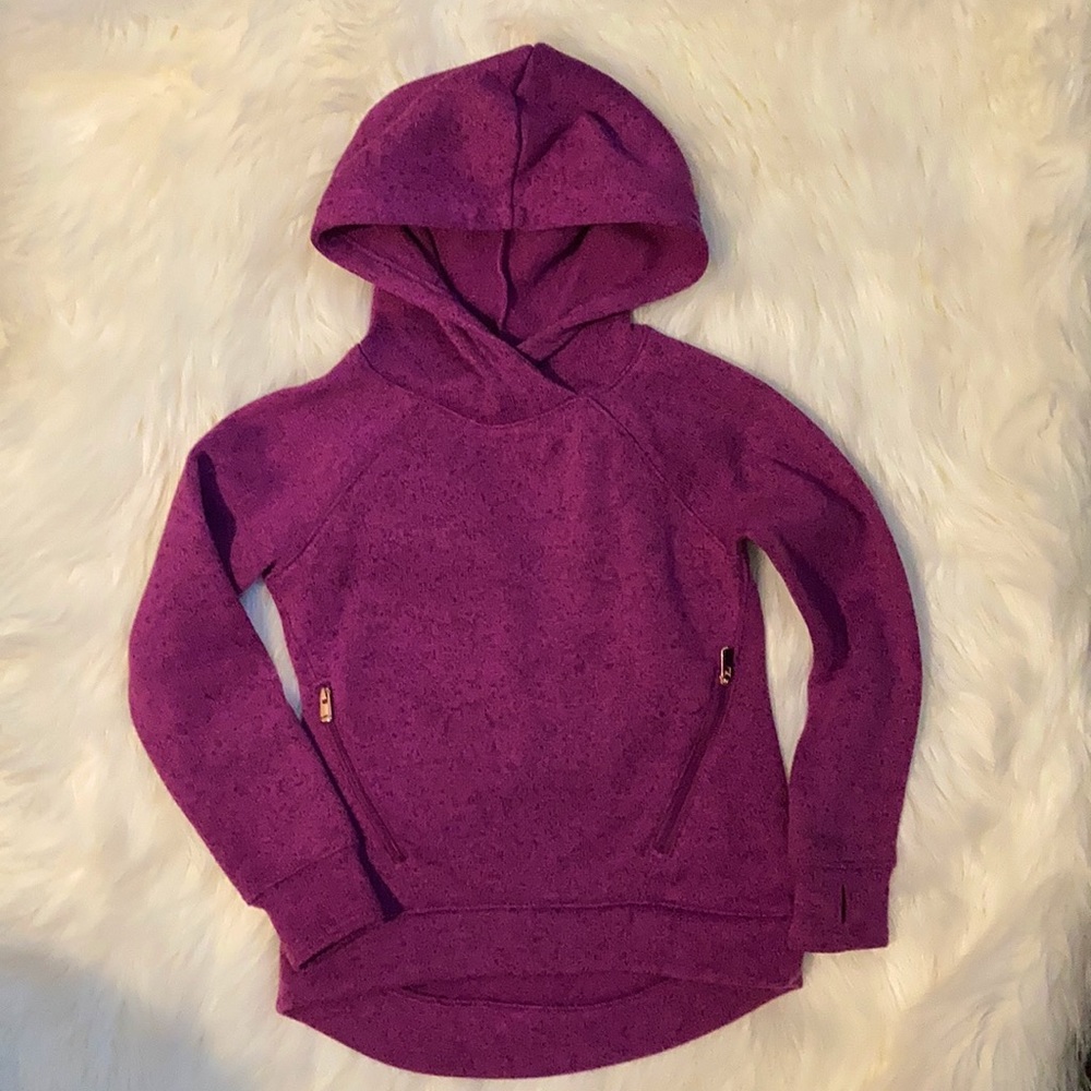 Girls Old Navy Purple Hoodie Pullover Size XS-5